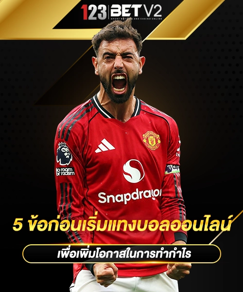 5 ข้อก่อนเริ่มแทงบอลออนไลน์