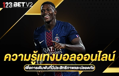 ความรู้แทงบอลออนไลน์