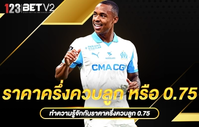 ราคาครึ่งควบลูก หรือ 0.75