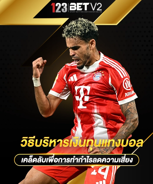 วิธีบริหารเงินทุนแทงบอล